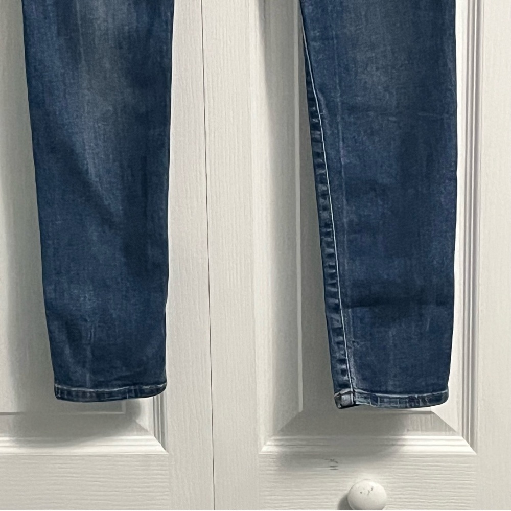 NOISY MAY Lucy NW Slim distressed denim jeans women’s size 28 mid rise blue - Picture 7 of 13